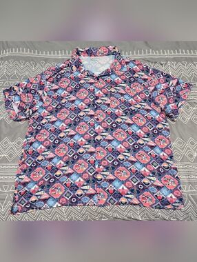 Disney Cruise Line Men's Button Down Polo